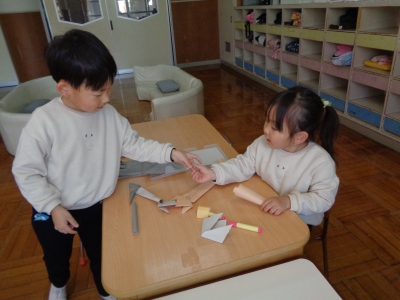 （写真）預かり保育の様子（２）